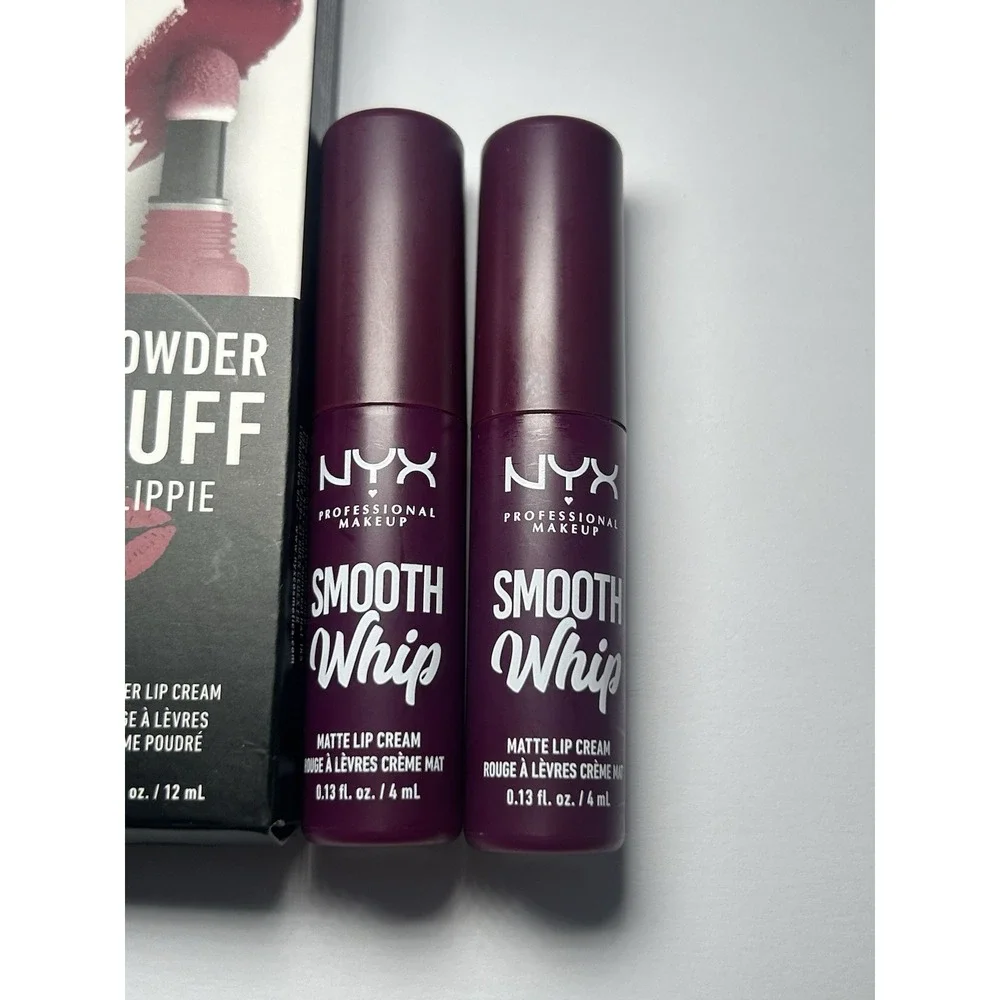 NYX Professional Makeup Powder Puff Lippie Lip Cream PRL07 Moody Lot Of 5